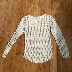 Butterfly Print Long Sleeve